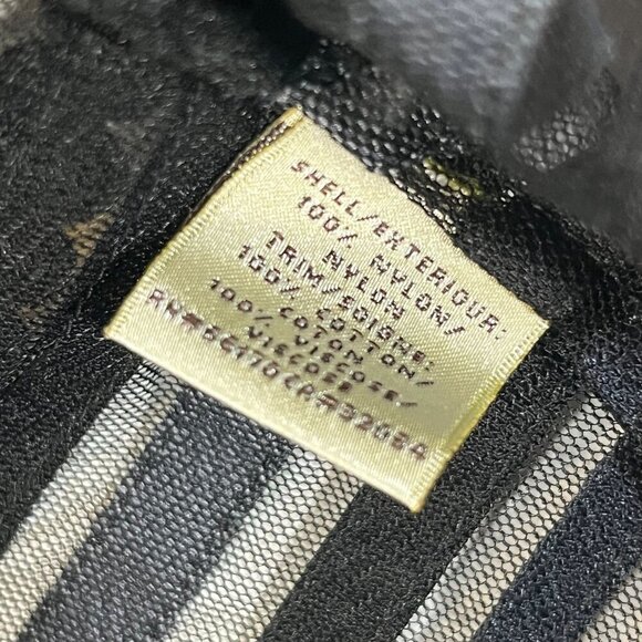 Elevenses Anthropologie Ribbon Sheer Striped Shrug‎ Black Blue Pink Size Medium - Picture 4 of 7